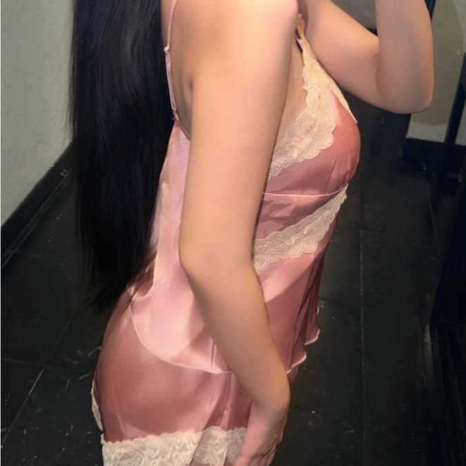 Pearl Set Hồng Đỗ — satin phối ren — ảnh 6