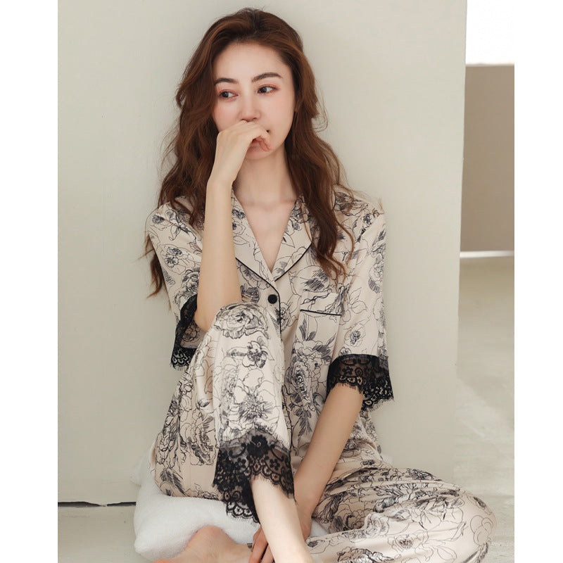 Fashion New Silk Pajamas For Women