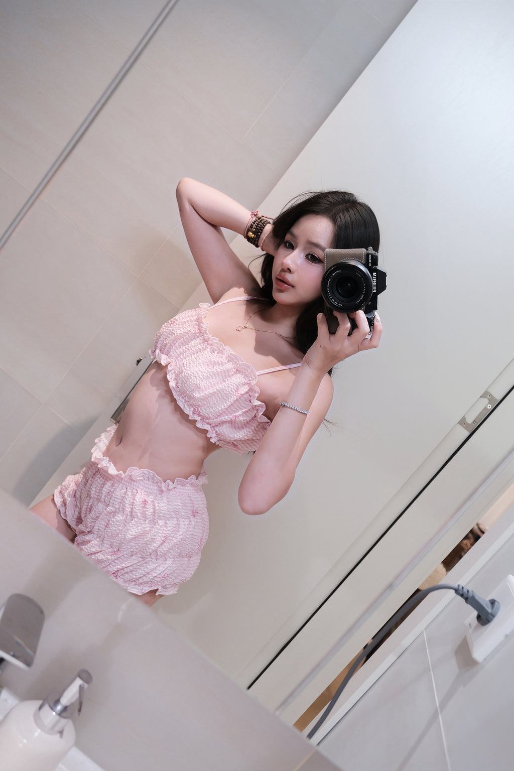 Pink Ruffle Muse Set