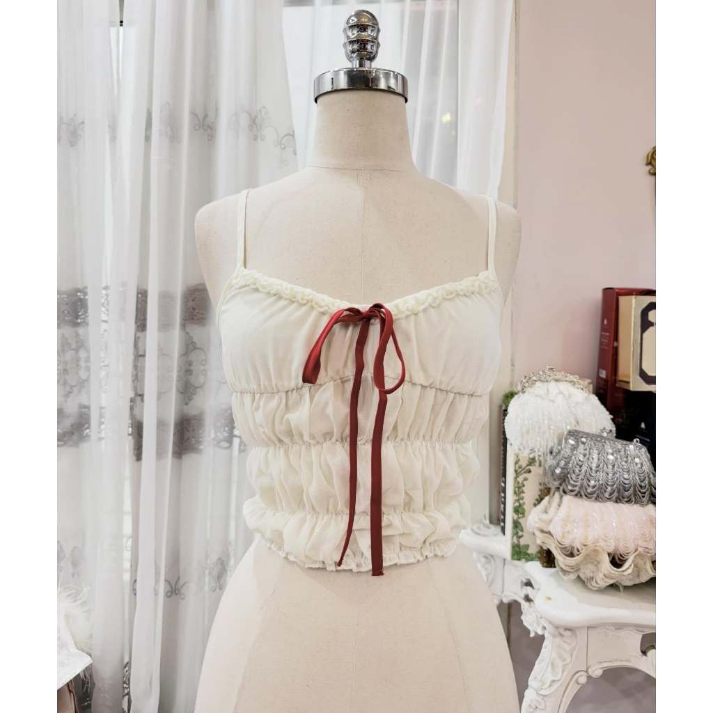 Set Đồ Ngủ Nữ Sugar Doll Ngọt Ngào | Pijama 2 Mảnh Áo + Quần Vải Nhún Co Giãn